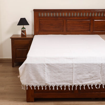 Handloom Cotton Single Bedsheet (90 x 60 in) 190