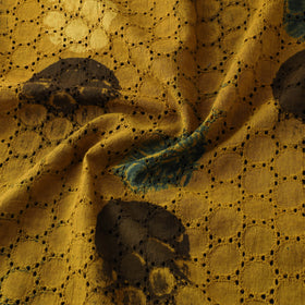 Natural Dyed Ajrakh Hand Block Print Cotton Hakoba Fabric 08