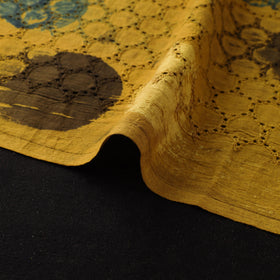 Natural Dyed Ajrakh Hand Block Print Cotton Hakoba Fabric 08