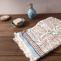 Block Printed Towel
