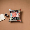Kutch Tagai Patchwork Cotton Cushion Cover (16 x 16 in) 33