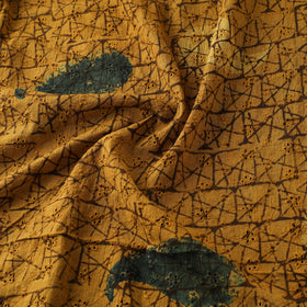 Natural Dyed Ajrakh Hand Block Print Cotton Hakoba Fabric 09