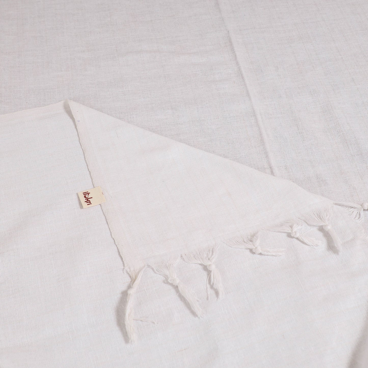 Handloom Cotton Single Bedsheet (90 x 60 in) 190