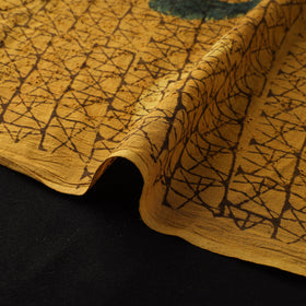 Natural Dyed Ajrakh Hand Block Print Cotton Hakoba Fabric 09