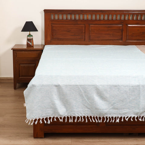 Handloom Cotton Single Bedsheet (90 x 60 in) 192