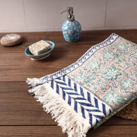 Block Printed Cotton Towel
