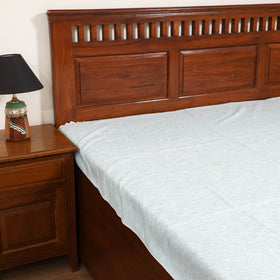 Handloom Cotton Single Bedsheet (90 x 60 in) 192