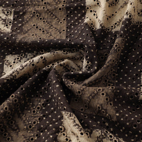 Natural Dyed Ajrakh Hand Block Print Cotton Hakoba Fabric 11