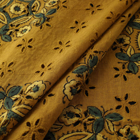 Natural Dyed Ajrakh Hand Block Print Cotton Hakoba Fabric 14