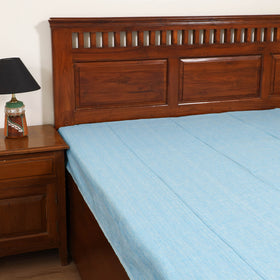 Handloom Cotton Single Bedsheet (90 x 60 in) 194