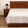 Handloom Cotton Single Bedsheet (90 x 60 in) 195