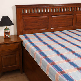 Handloom Cotton Single Bedsheet (90 x 60 in) 197