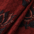 Natural Dyed Ajrakh Hand Block Print Cotton Hakoba Fabric 20