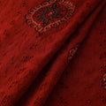 Natural Dyed Ajrakh Hand Block Print Cotton Hakoba Fabric 22