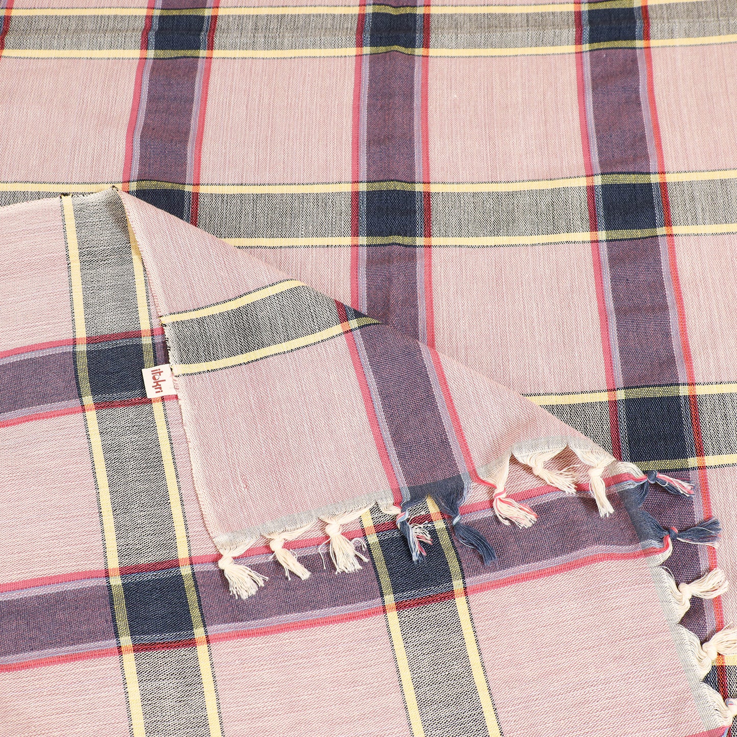 Handloom Cotton Single Bedsheet (90 x 60 in) 199