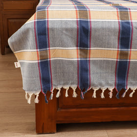 Handloom Cotton Single Bedsheet (90 x 60 in) 200