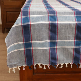Handloom Cotton Single Bedsheet (90 x 60 in) 201