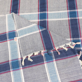 Handloom Cotton Single Bedsheet (90 x 60 in) 201