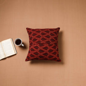 Kutch Tagai Patchwork Ajrakh Cotton Cushion Cover (16 x 16 in) 54