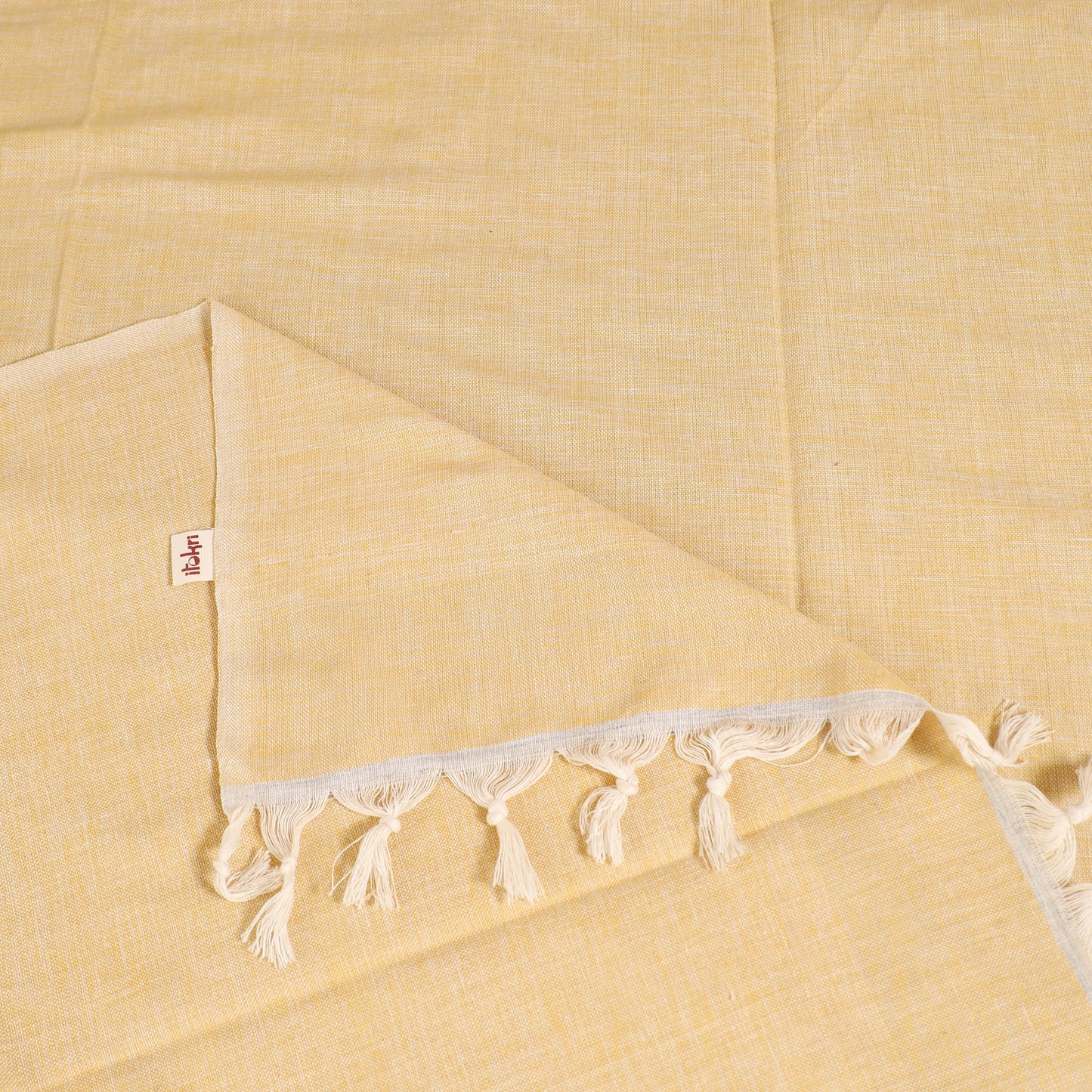 Handloom Cotton Single Bedsheet (90 x 60 in) 203