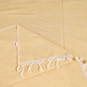 Handloom Cotton Single Bedsheet (90 x 60 in) 203