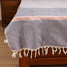 Handloom Cotton Single Bedsheet (90 x 60 in) 204