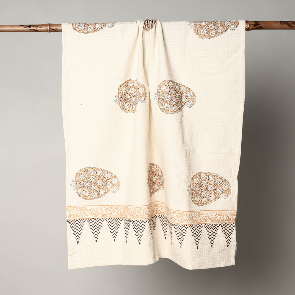 Block Printed Cotton Towel