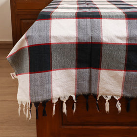 Handloom Cotton Single Bedsheet (90 x 60 in) 205