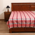 Handloom Cotton Single Bedsheet (90 x 60 in) 207