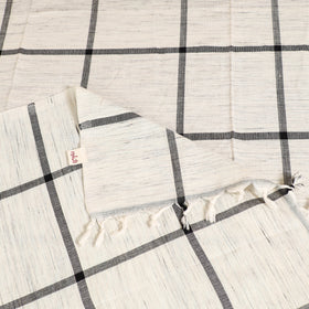 Handloom Cotton Single Bedsheet (90 x 60 in) 208