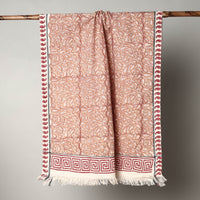 block printed towel 