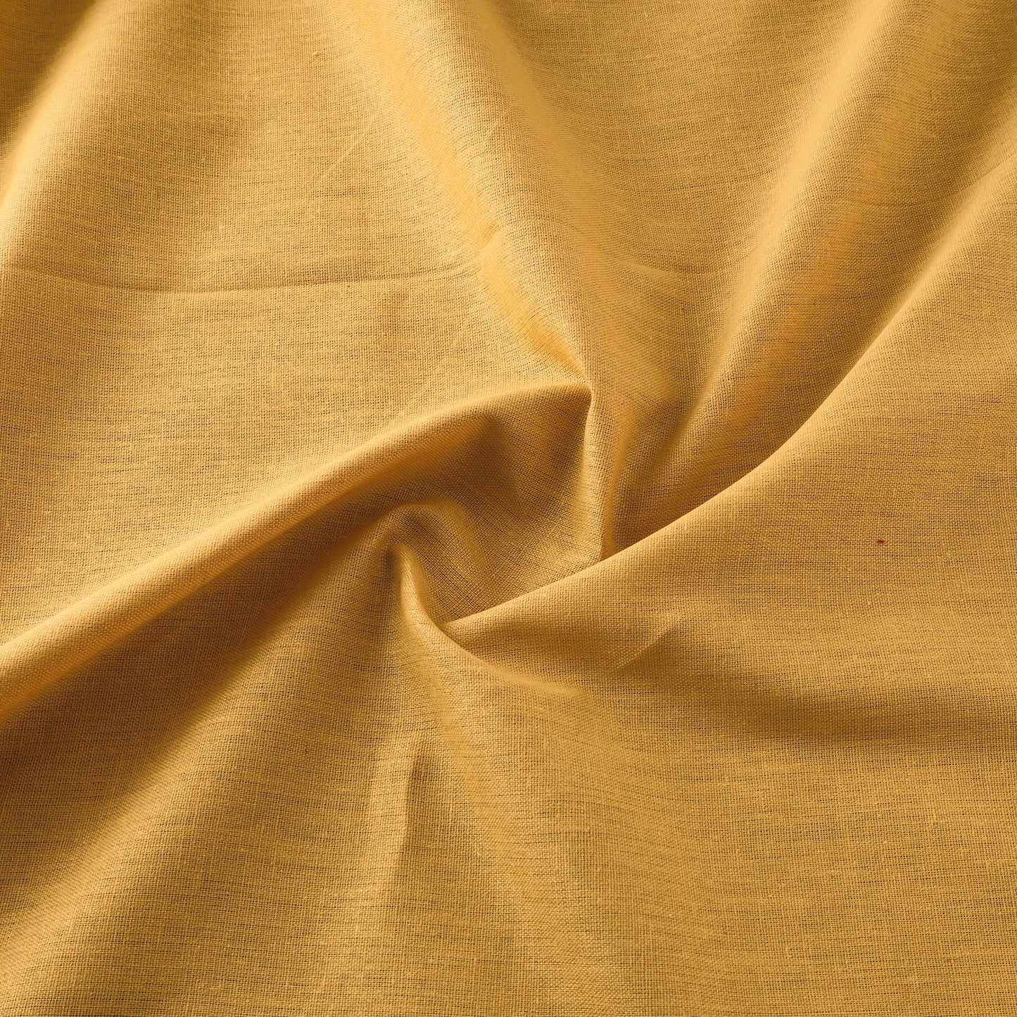 Mustard Yellow - Flex Cotton Prewashed Plain Fabric 07