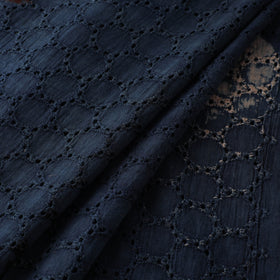 Natural Dyed Ajrakh Hand Block Print Cotton Hakoba Fabric 40