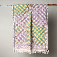 Block Printed Cotton Towel
