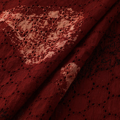 Natural Dyed Ajrakh Hand Block Print Cotton Hakoba Fabric 42