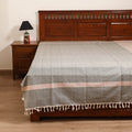 Handloom Cotton Single Bedsheet (90 x 60 in) 212