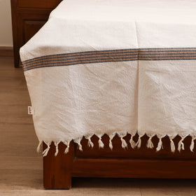 Handloom Cotton Single Bedsheet (90 x 60 in) 213