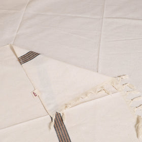 Handloom Cotton Single Bedsheet (90 x 60 in) 213