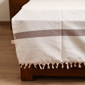 Handloom Cotton Single Bedsheet (90 x 60 in) 215