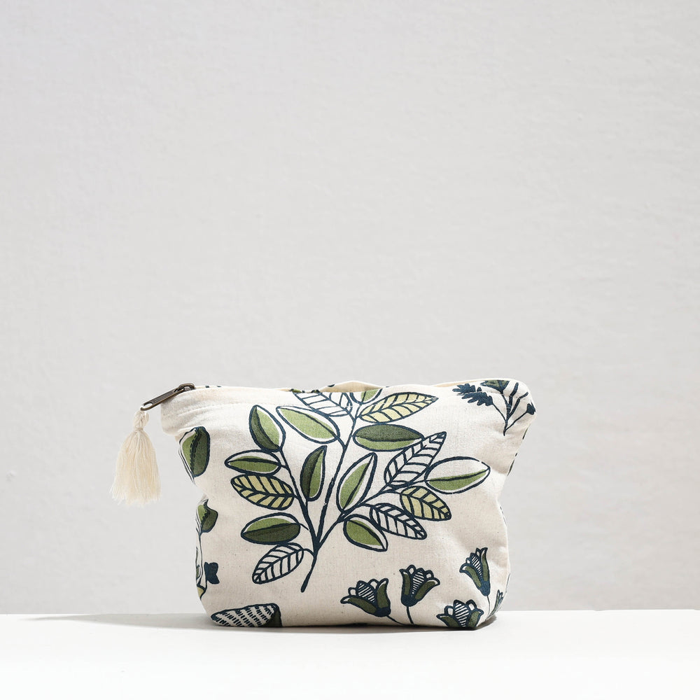 Cotton Cosmetic Pouch
