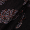 Natural Dyed Ajrakh Hand Block Print Cotton Hakoba Fabric 48
