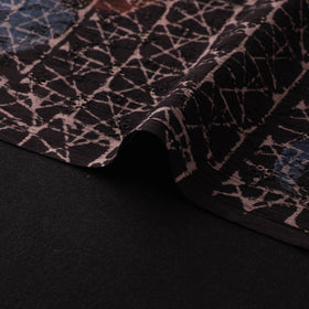 Natural Dyed Ajrakh Hand Block Print Cotton Hakoba Fabric 50