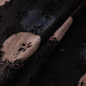 Natural Dyed Ajrakh Hand Block Print Cotton Hakoba Fabric 51