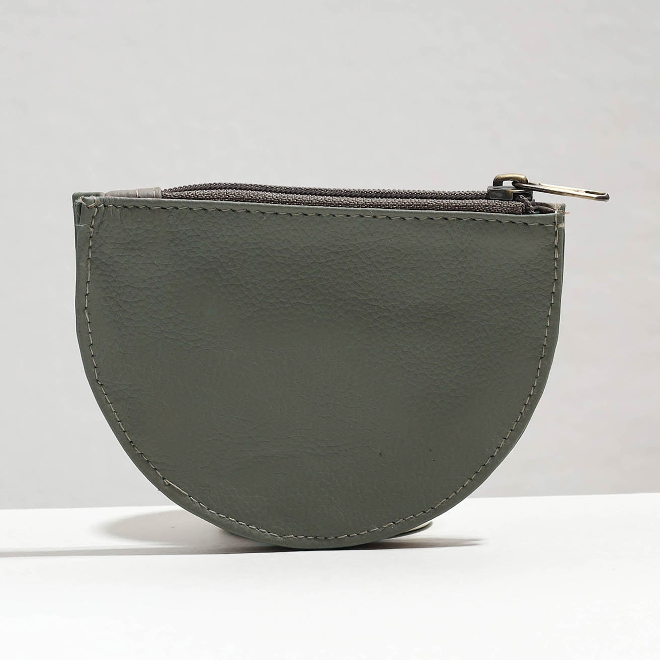 Handcrafted Gusset Leather Coin Purse