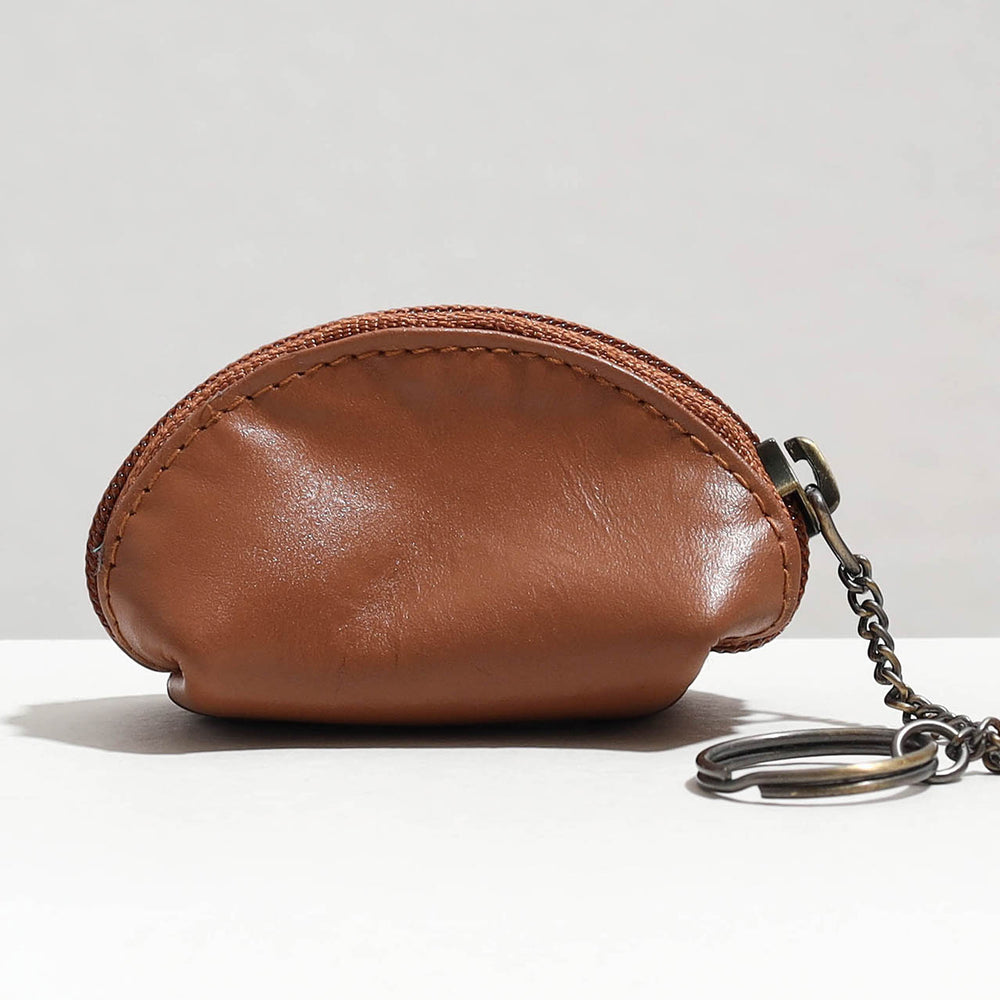 leather coin pouch