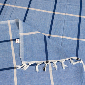 Handloom Cotton Single Bedsheet (90 x 60 in) 218