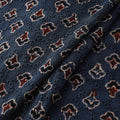 Natural Dyed Ajrakh Hand Block Print Cotton Hakoba Fabric 53