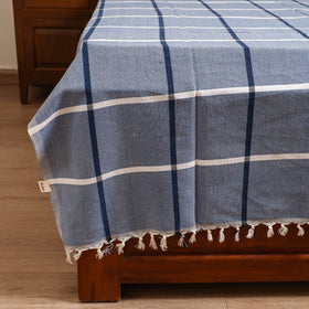 Handloom Cotton Single Bedsheet (90 x 60 in) 219