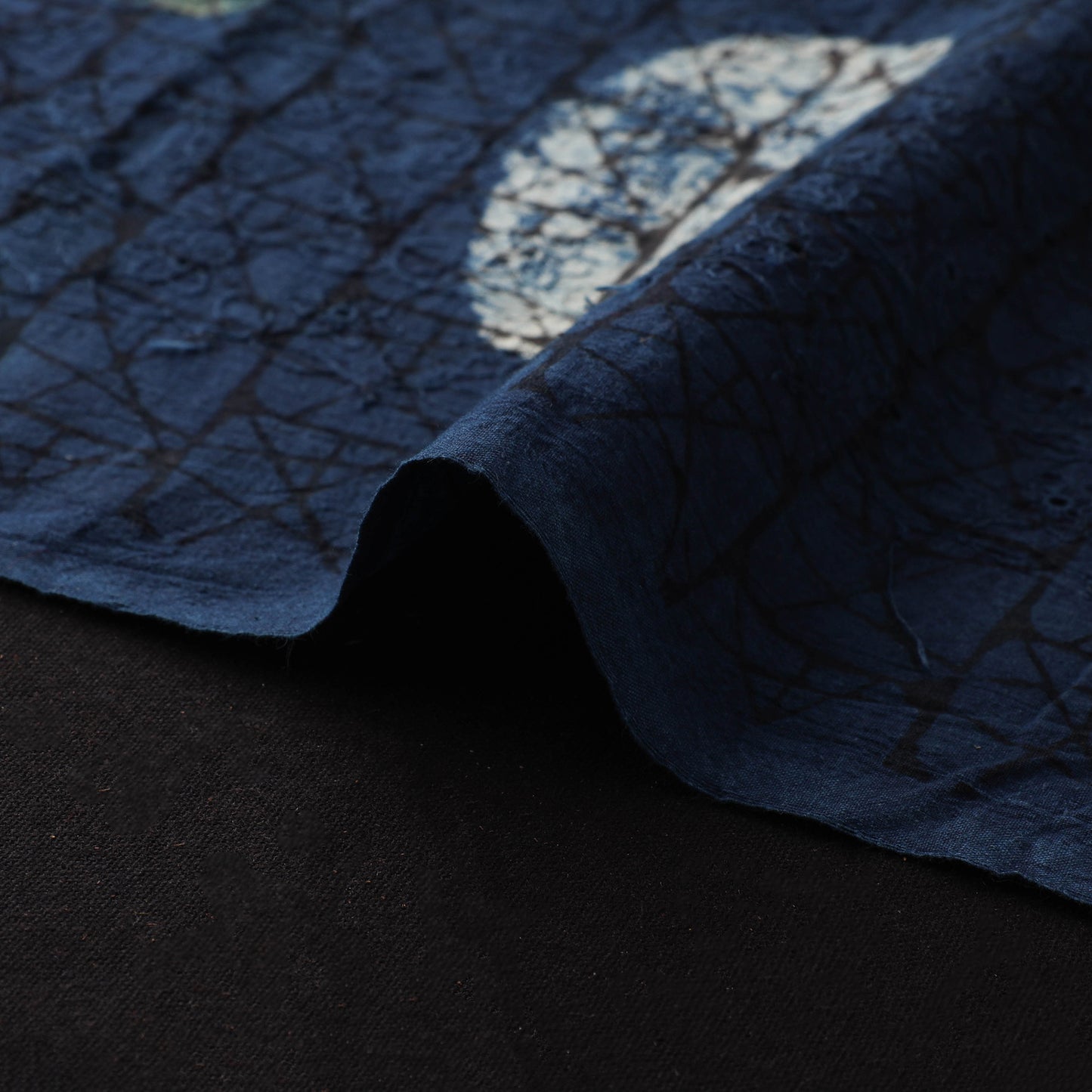 Natural Dyed Ajrakh Hand Block Print Cotton Hakoba Fabric 55