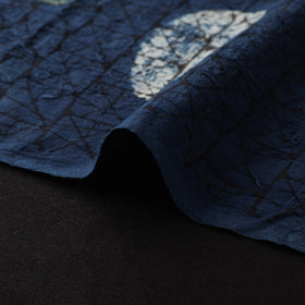 Natural Dyed Ajrakh Hand Block Print Cotton Hakoba Fabric 55